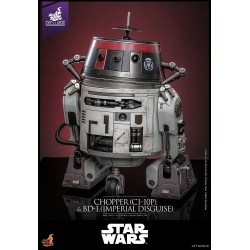 Star Wars figurine set 1/6 Chopper (C1-10P&trade;) & BD-1&trade; (Imperial Disguise) 18 cm & 8 cm