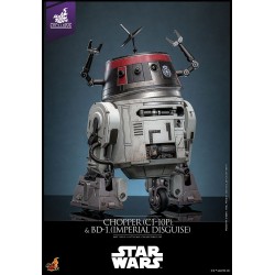 Star Wars figurine set 1/6 Chopper (C1-10P&trade;) & BD-1&trade; (Imperial Disguise) 18 cm & 8 cm
