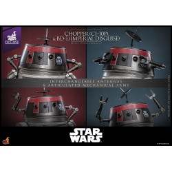 Star Wars Action Figure Set 1/6 Chopper (C1-10P&trade;) & BD-1&trade; (Imperial Disguise) 18 cm & 8 cm