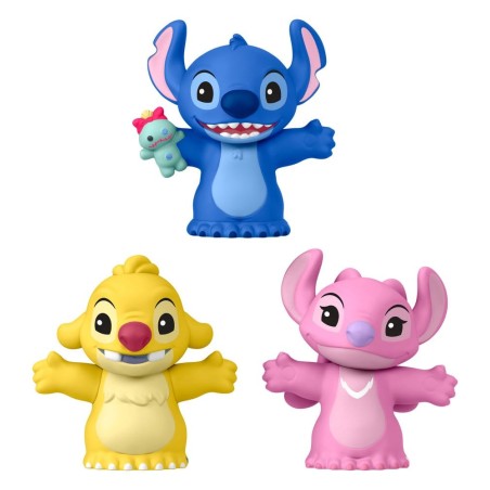 Lilo &amp; Stitch Little People Collector pack 3 minifigurines Stitch &amp; The Cousins 7 cm