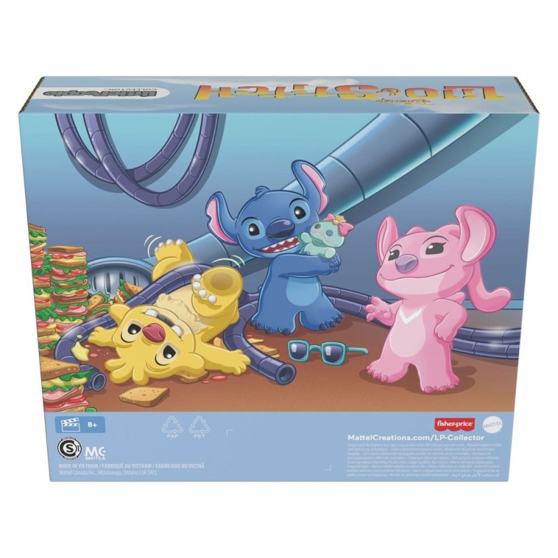 Lilo &amp; Stitch Little People Collector pack 3 minifigurines Stitch &amp; The Cousins 7 cm