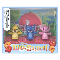 Lilo &amp; Stitch Little People Collector pack 3 minifigurines Stitch &amp; The Cousins 7 cm