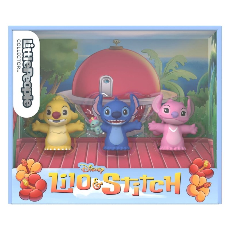 Lilo &amp; Stitch Little People Collector pack 3 minifigurines Stitch &amp; The Cousins 7 cm