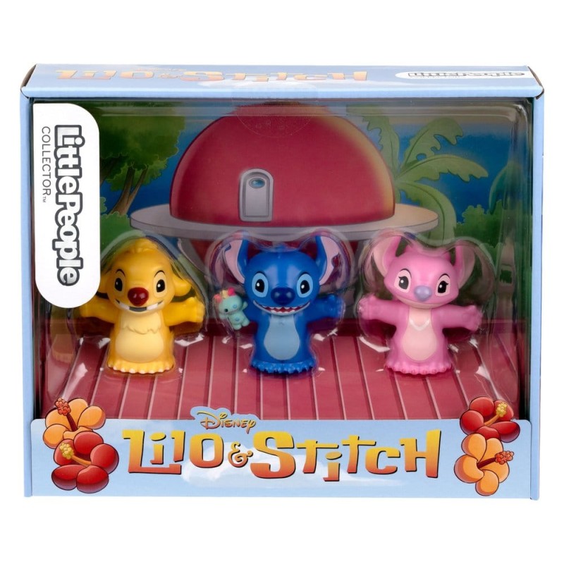 Lilo &amp; Stitch Little People Collector pack 3 minifigurines Stitch &amp; The Cousins 7 cm