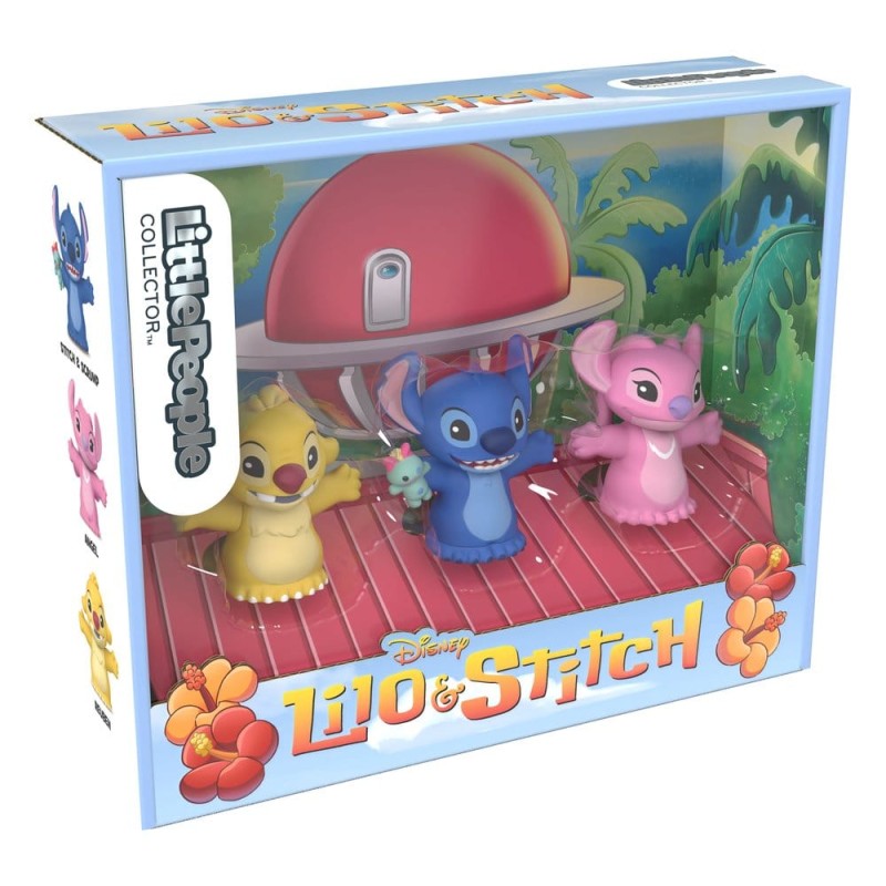 Lilo &amp; Stitch Little People Collector pack 3 minifigurines Stitch &amp; The Cousins 7 cm
