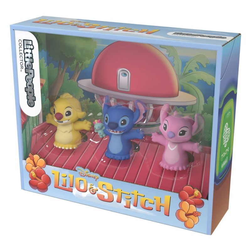 Lilo &amp; Stitch Little People Collector pack 3 minifigurines Stitch &amp; The Cousins 7 cm