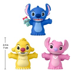 Lilo &amp; Stitch Little People Collector pack 3 minifigurines Stitch &amp; The Cousins 7 cm