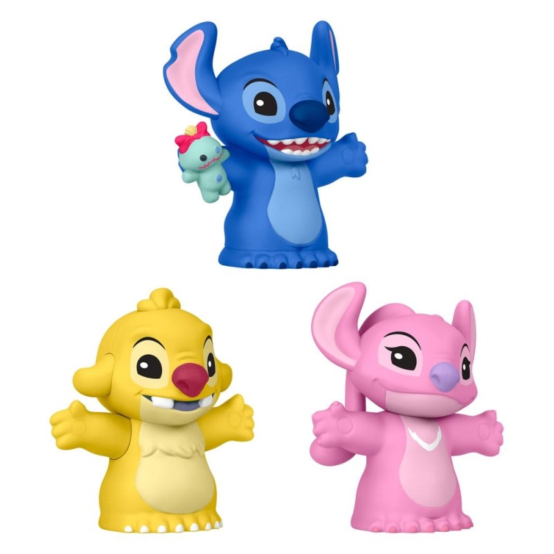 Lilo &amp; Stitch Little People Collector pack 3 minifigurines Stitch &amp; The Cousins 7 cm