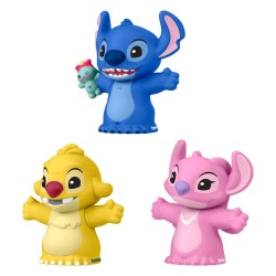 Lilo &amp; Stitch Little People Collector pack 3 minifigurines Stitch &amp; The Cousins 7 cm