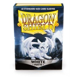 Dragon Shield Matte Sleeves - White (60 Sleeves)