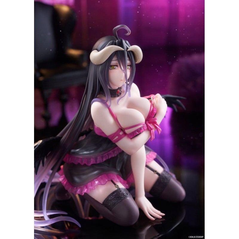 Overlord Desktop Cute PVC Figure Albedo (Negligee ver.) 13 cm