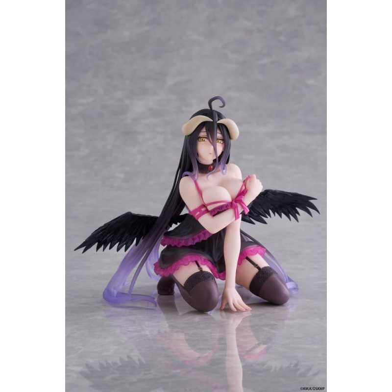 Overlord Desktop Cute PVC Figure Albedo (Negligee ver.) 13 cm