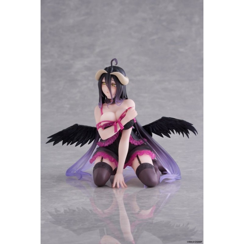 Overlord Desktop Cute PVC Figure Albedo (Negligee ver.) 13 cm