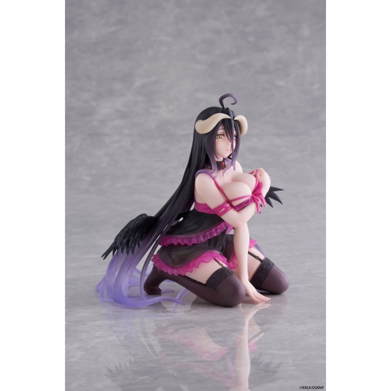 Overlord Desktop Cute PVC Figure Albedo (Negligee ver.) 13 cm