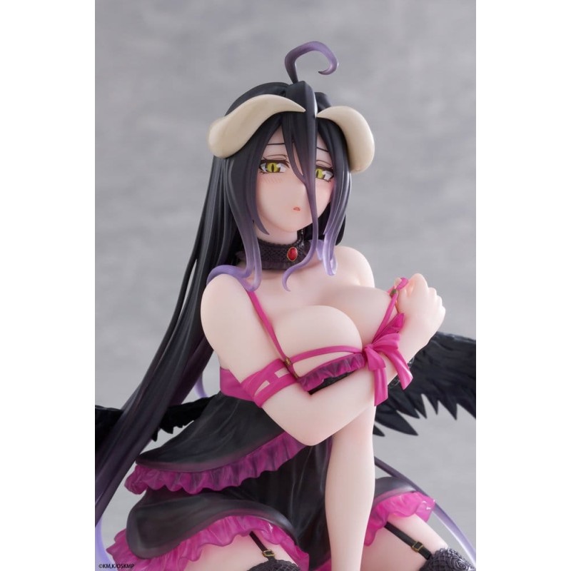 Overlord Desktop Cute PVC Figure Albedo (Negligee ver.) 13 cm