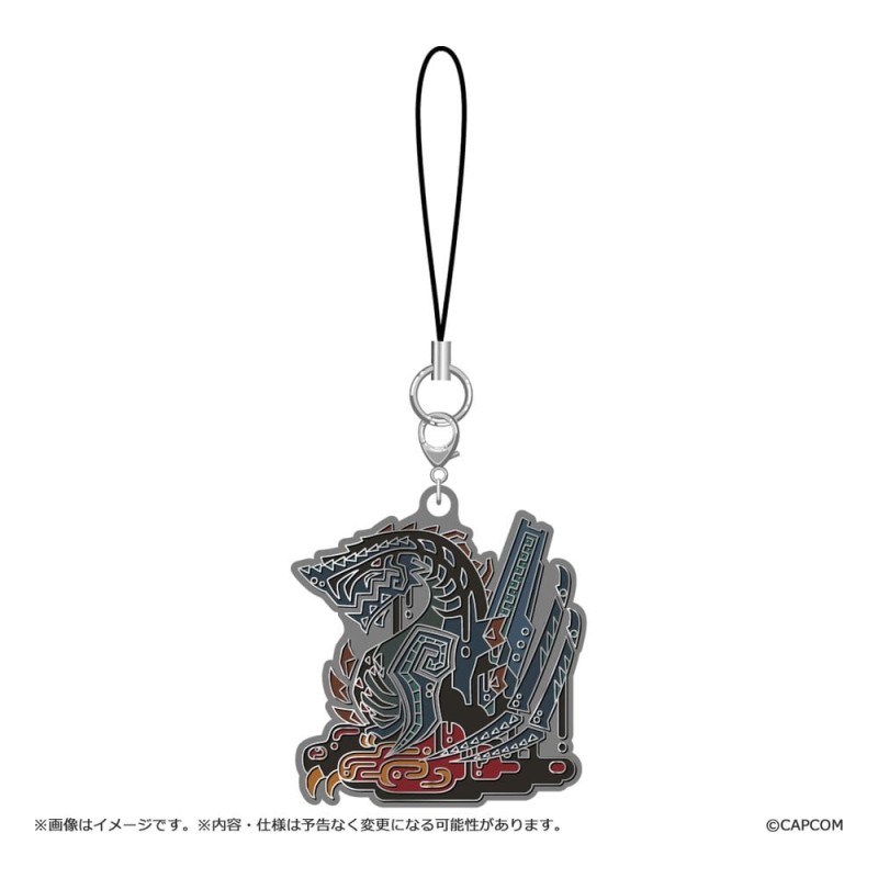 Monster Hunter Wilds blind box assortiment porte-clés en métal Monster icon Vol. 2 (10)