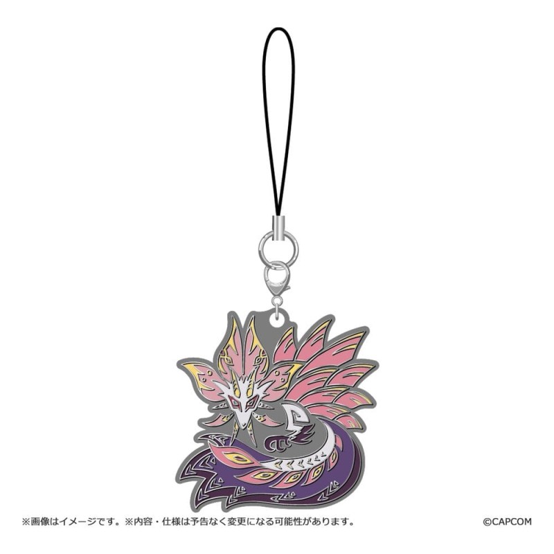 Monster Hunter Wilds blind box assortiment porte-clés en métal Monster icon Vol. 2 (10)
