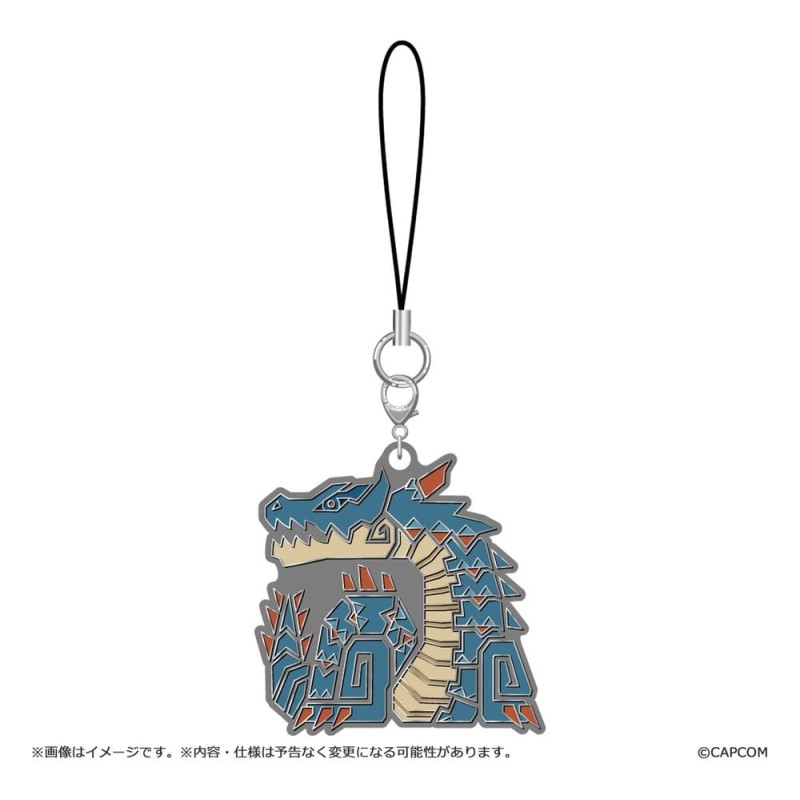 Monster Hunter Wilds blind box assortiment porte-clés en métal Monster icon Vol. 2 (10)