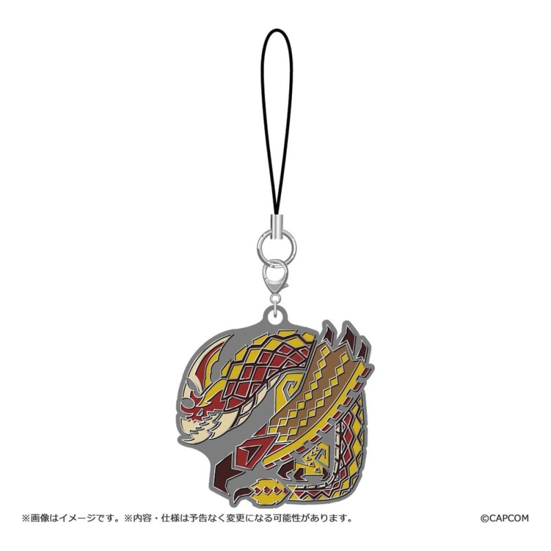 Monster Hunter Wilds blind box assortiment porte-clés en métal Monster icon Vol. 2 (10)