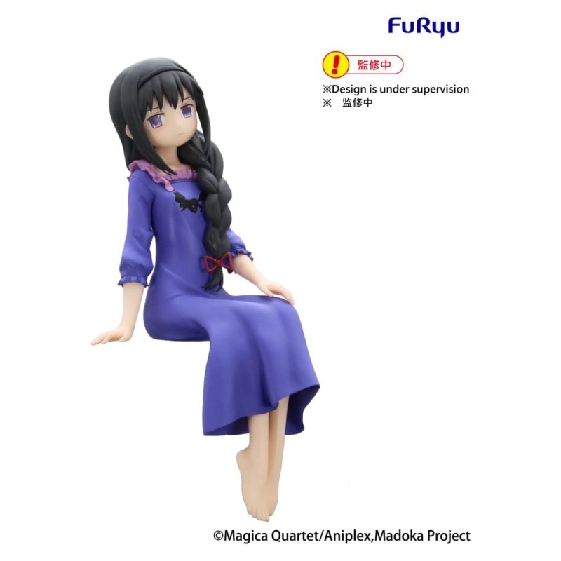 Puella Magi Madoka Magica figurine PVC Noodle Stopper -Homura Akemi- 15 cm