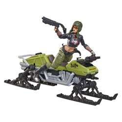 G.I. Joe Classified Series figurine et véhicule no.194 Zanya et Dreadnok Chameleon (Swamp Skier) 15 cm