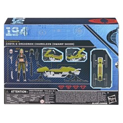 G.I. Joe Classified Series figurine et véhicule no.194 Zanya et Dreadnok Chameleon (Swamp Skier) 15 cm