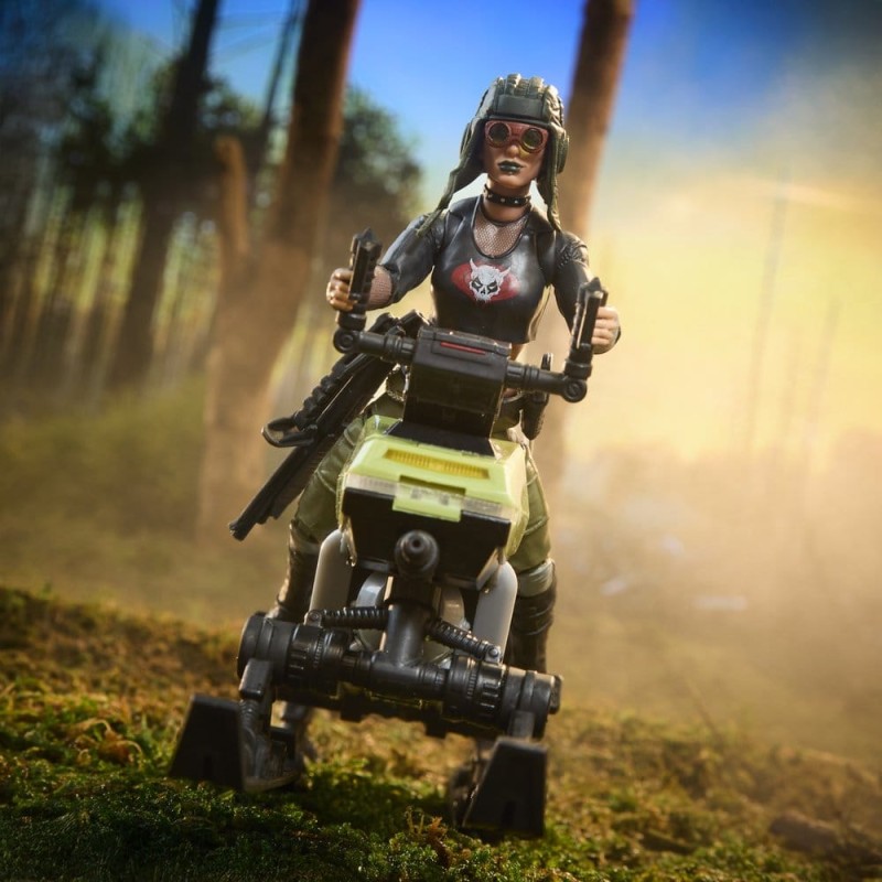 G.I. Joe Classified Series Action Figure and Vehicle Set no.194 Zanya and Dreadnok Chameleon (Swamp Skier) 15 cm