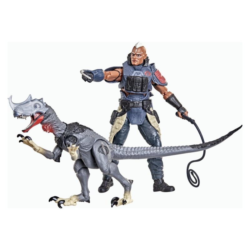 G.I. Joe Classified Series pack 2 figurines no.196 Professor Rottclaw & Cobra Deinonychus 15 cm