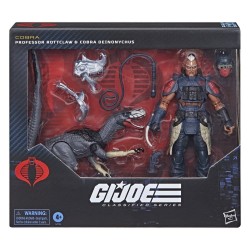 G.I. Joe Classified Series Action Figure 2-Pack no.196 Professor Rottclaw & Cobra Deinonychus 15 cm