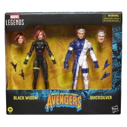Avengers Marvel Legends Action Figure 2-Pack Black Widow & Quicksilver 15 cm
