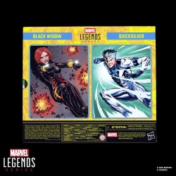 Avengers Marvel Legends pack 2 figurines Black Widow & Quicksilver 15 cm