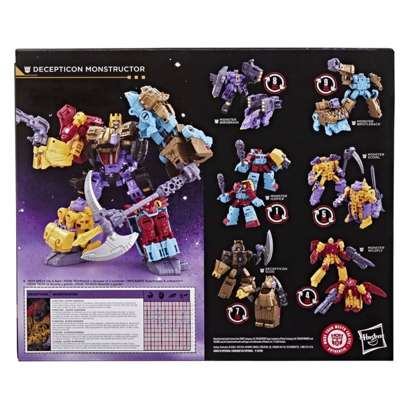 Transformers Age of the Primes Figurine Decepticon Monstructor 17 cm