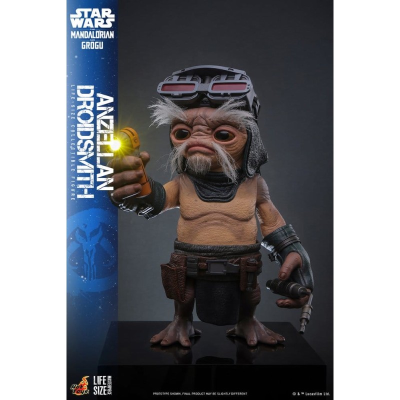 Star Wars: The Mandalorian & Grogu Life-Size Figure Anzellan Droidsmith 27 cm