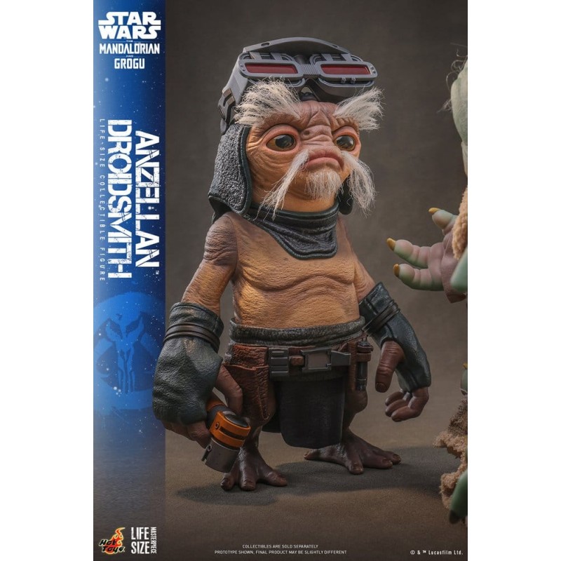 Star Wars: The Mandalorian & Grogu Life-Size Figure Anzellan Droidsmith 27 cm