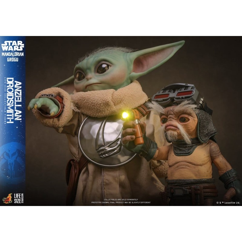 Star Wars: The Mandalorian & Grogu Life-Size Figure Anzellan Droidsmith 27 cm