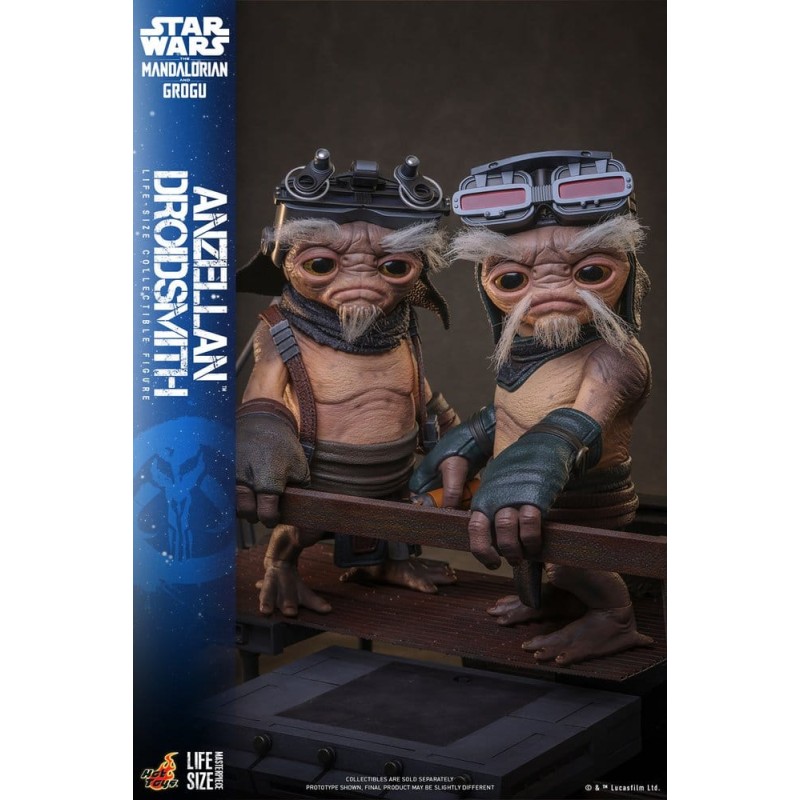 Star Wars: The Mandalorian & Grogu Life-Size Figure Anzellan Droidsmith 27 cm