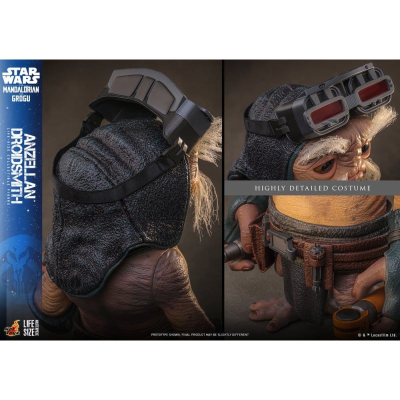 Star Wars: The Mandalorian & Grogu Life-Size Figure Anzellan Droidsmith 27 cm
