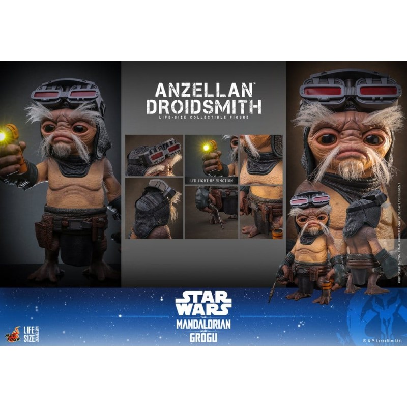 Star Wars: The Mandalorian & Grogu Life-Size Figure Anzellan Droidsmith 27 cm