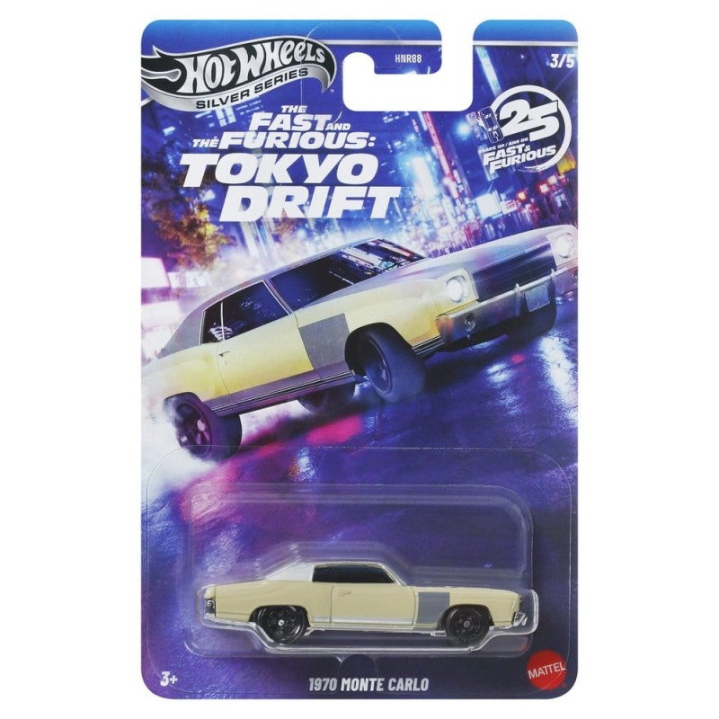 Fast & Furious Hot Wheels Silver Series Die-Cast Vehicles 1/64 979M Tokyo Drift Assortment (24)