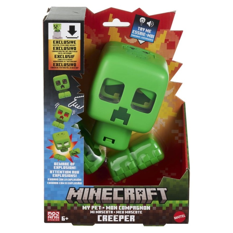 Minecraft Interactive Figure My Pet Creeper 14 cm