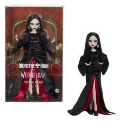 Monster High x Wednesday Collector poupée Morticia Addams