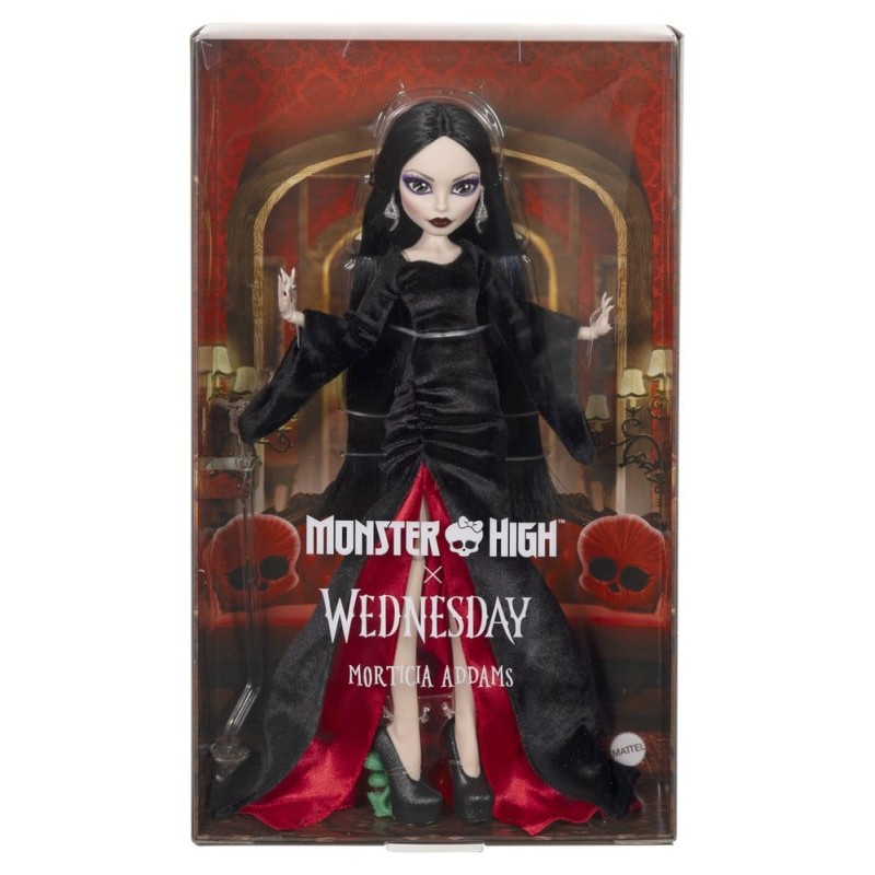 Monster High x Wednesday Collector poupée Morticia Addams