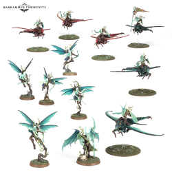 Warhammer Age Of Sigmar - Silvaneth - Spitewing Flight : Spearhead/Fer De Lance