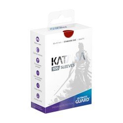 Ultimate Guard - Standard Size Katana Sleeves (100 Pouches) - Red | 4260250073780