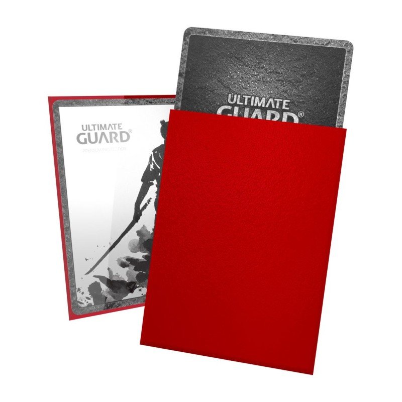 Ultimate Guard - Standard Size Katana Sleeves (100 Pouches) - Red | 4260250073780