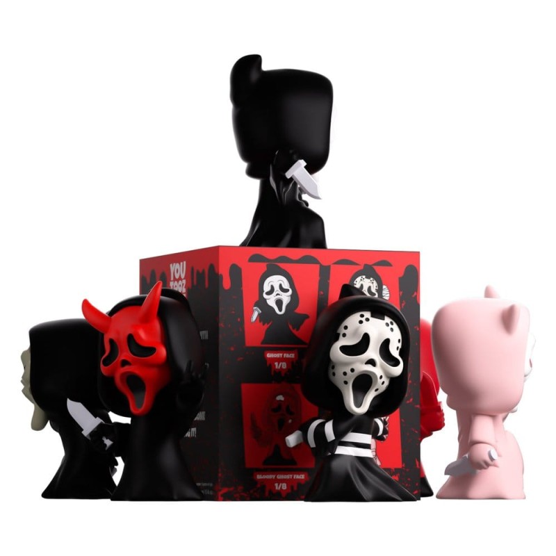 Ghost Face blind box assorted mini vinyl figures (8)