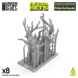 Green Stuff World - 3D-geprint - Planten - Gebroken boomtakken