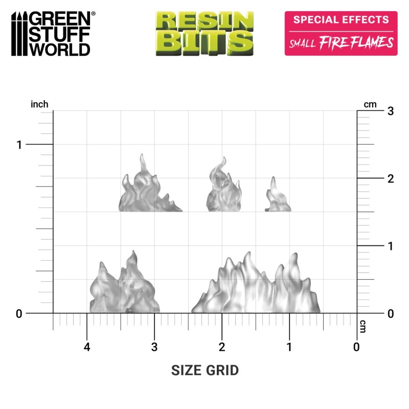 Green Stuff World - 3D geprint - Speciale effecten - Little Flames