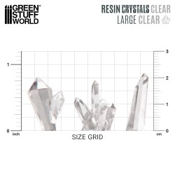 Green Stuff World- 3D Printed - Crystaux - Transparents Large