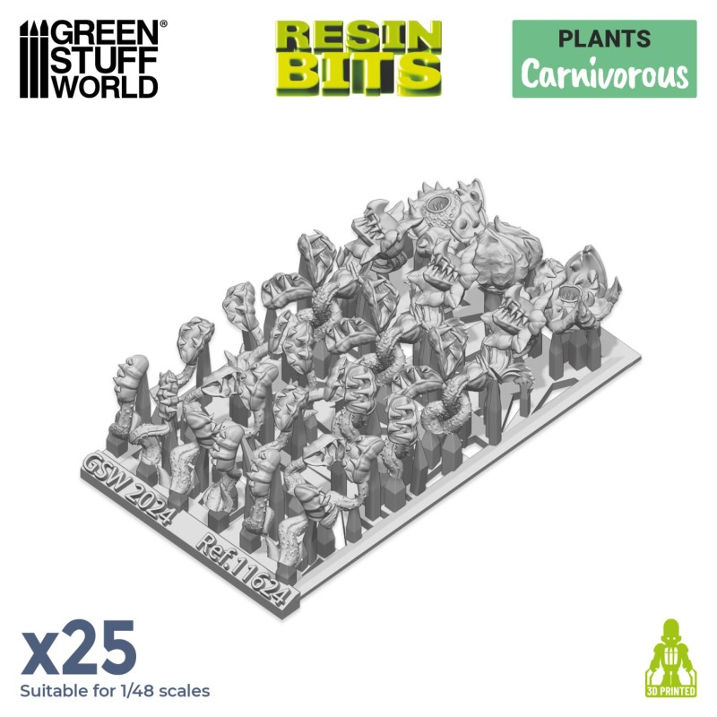 Green Stuff World- 3D Printed - Plantes - Plantes carnivores